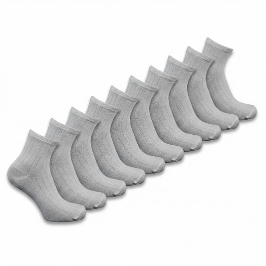 Lightweight Breathable Socks, Odor-Resistant, All-Day Comfort, Flexible Fit for Active Lifestyles(Quarter Crew)
